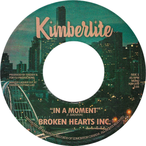 Broken Hearts Inc. - In A Moment b/w Freedom Is A Lonely Road - Kimberlite 009