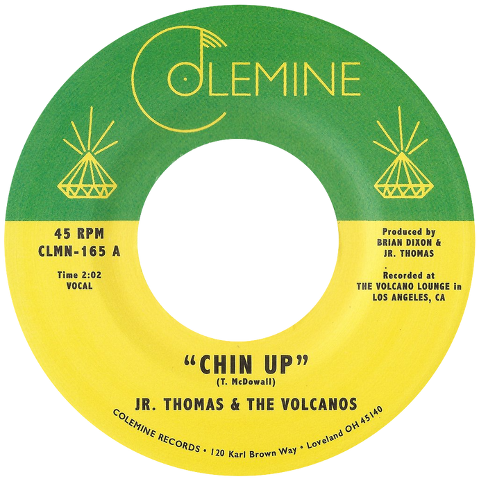 Jr Thomas & The Volcanos - Chin Up b/w Spellbound - Colemine 165