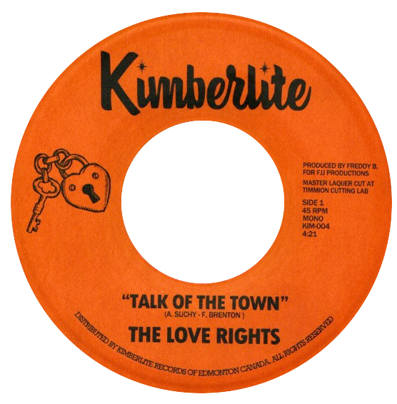 The Love Rights - Talk Of The Town b/w It's Time For A Change - Kimberlite 004