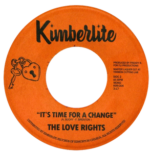 The Love Rights - Talk Of The Town b/w It's Time For A Change - Kimberlite 004